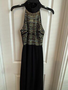 B. Smart | Dresses | B Smart Black Lace Dress With Nude Lining